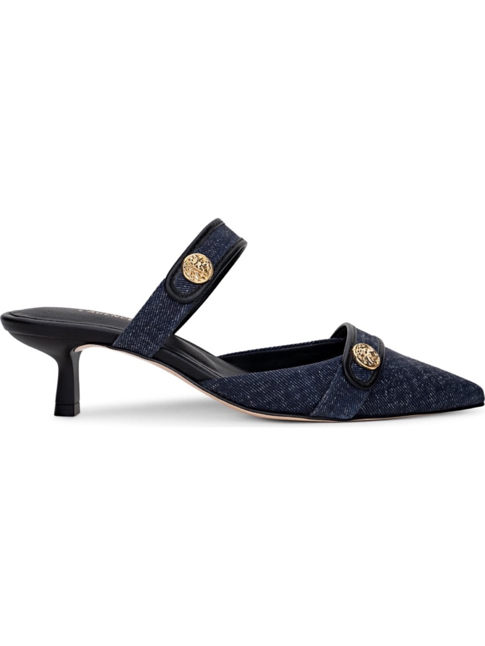 L'AGENCE Gilliane Denim Mule - Picture 3 of 11
